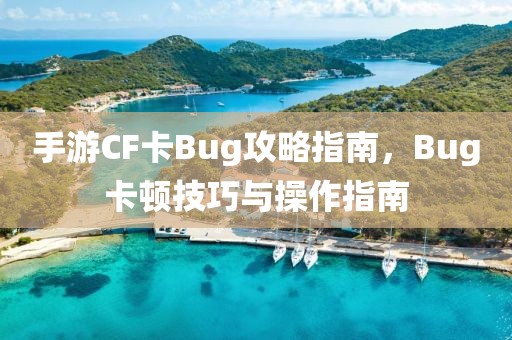 手游CF卡Bug攻略指南，Bug卡顿技巧与操作指南