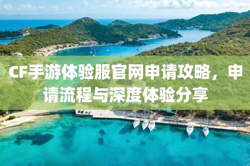 CF手游体验服官网申请攻略，申请流程与深度体验分享