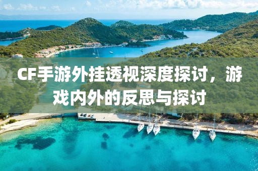 CF手游外挂透视深度探讨，游戏内外的反思与探讨