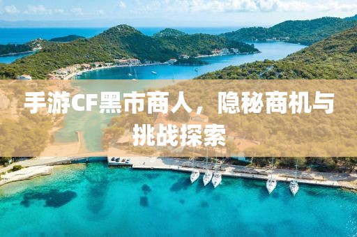 手游CF黑市商人，隐秘商机与挑战探索